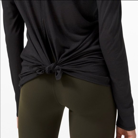 Lululemon Uncovered Tall Long Sleeve *Tie Back- NWT - Picture 2 of 9